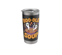 Boo-dle Soup Funny Halloween Noodle Ghosts Stainless Steel Insulated Tumbler