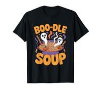 Boo-dle Soup Funny Halloween Noodle Ghosts T-Shirt