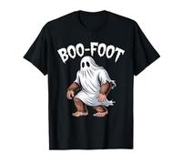 Boo Foot Funny Bigfoot Ghost Halloween Pun T-Shirt