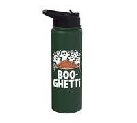 Boo-Ghetti Spooky Noodle Ghosts Stainless Steel Insulated Water Bottle