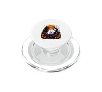 Boo Ghost As DJ Halloween Music Dancing Lover Funny Parties PopSockets PopGrip for MagSafe