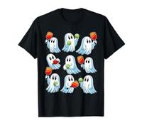 Boo Ghost Halloween Pickle Ball Halloween Pickle Ball Lover T-Shirt