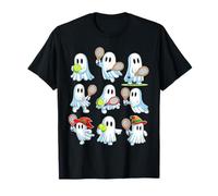 Boo Ghost Halloween Tennis Happy Halloween Tennis Lover T-Shirt