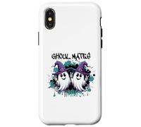 Boo Ghost It's Spooky Season Halloween Costume Party Love Case for iPhone X/XS
