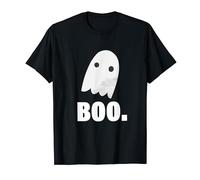 Boo. Ghost Kawaii Boring Last Minute Halloween Costume T-Shirt