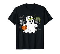 Boo Ghost Playing Basketball Fun Halloween Basketball Lover T-Shirt