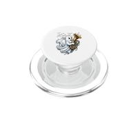 Boo Ghost Playing Tuba Halloween Instrumentalist Lover PopSockets PopGrip for MagSafe