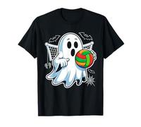 Boo Ghost Playing Volleyball Halloween Volleyball Costume T-Shirt