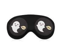 Boo Ghost Sleep Mask Soft Blindfold Portable Eye Mask with Adjustable Strap for Men Women