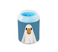 Boo gooses ghosts Portable Mud Paw Clean Station with Soft Silicone Brush Feet Bathing Brush for Small Medium Large Breed Dogs, Cats
