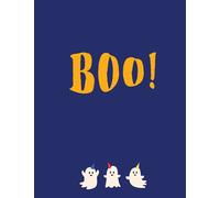 BOO!: Halloween Notebook Lined Paper Premium Scary Spooky Journal Creative Writing