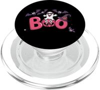 Boo Halloween Witch Breast Cancer Warriors PopSockets PopGrip for MagSafe