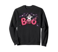 Boo Halloween Witch Breast Cancer Warriors Sweatshirt