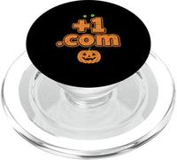 Boo Halloweens +1 Plus One Dot Com Country Code PopSockets PopGrip for MagSafe