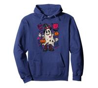 Boo Hoo People Sassy Ghost Punk Witch Boots Funny Halloween Pullover Hoodie