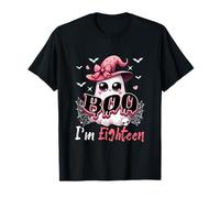 Boo I'm Eighteen Halloween 18th Birthday Boo As Witch Lover T-Shirt