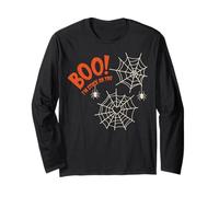 Boo I'm Stuck On You Spider Webs Halloween Long Sleeve T-Shirt