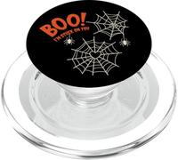 Boo I'm Stuck On You Spider Webs Halloween PopSockets PopGrip for MagSafe