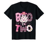 Boo I'm Two Cute Ghost Groovy 2nd Second Birthday Girls T-Shirt