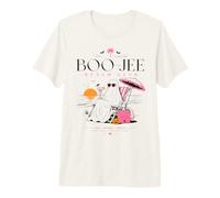 Boo-JEE Beach Club Summerween Ghost Beach Retro Spooky Girl Premium T-Shirt