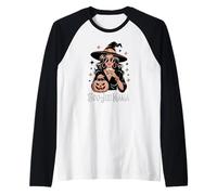 Boo-JEE Mama - Glam Witch Halloween for Moms Ladies Raglan Baseball Tee