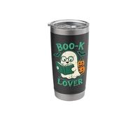 Boo-K Lover Reading Ghost Stainless Steel Insulated Tumbler