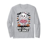 Boo-levard of Dance Girly Ghost Ballet Halloween Ballerina Long Sleeve T-Shirt