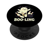 Boo-Ling Ghost Bowling Halloween Funny Spooky Bowler Costume PopSockets Adhesive PopGrip
