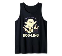 Boo-Ling Ghost Bowling Halloween Funny Spooky Bowler Costume Tank Top