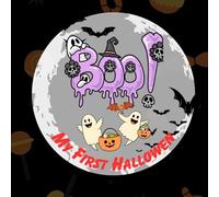 Boo !My first Halloween - Black and White Pictures for Visual Stimulation and Brain Development for infants: High contrast baby book for newborn and babys age 0-12 month