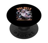 Boo-Rilla Ghostly Primate Halloween Fun PopSockets Adhesive PopGrip