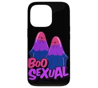Boo Sexual Bisexual Ghost Pair Word Game for Halloween Case for iPhone 13 Pro
