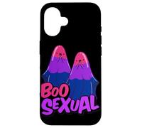 Boo Sexual Bisexual Ghost Pair Word Game for Halloween Case for iPhone 16