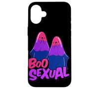 Boo Sexual Bisexual Ghost Pair Word Game for Halloween Case for iPhone 16 Plus