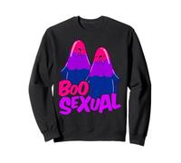 Boo Sexual Bisexual Ghost Pair Word Game for Halloween Sweatshirt