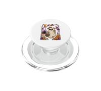 Boo Sunglasses Leopard Bow Tie Drinking Cocktail Halloween PopSockets PopGrip for MagSafe