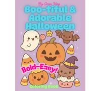 Boo-tiful & Adorable Halloween: Coloring Book (Bold and Easy)