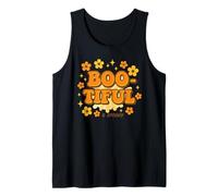 Boo Tiful and Spooky Halloween Ghost Design Tank Top