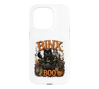 Boo-tiful Black Cats Halloween Humor Cozy Fall Spooky Kitty Case for iPhone 15 Pro