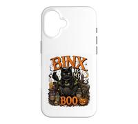 Boo-tiful Black Cats Halloween Humor Cozy Fall Spooky Kitty Case for iPhone 16
