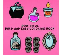 Boo-Tiful Bold and easy coloring book