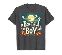Boo-Tiful Boy: Spooky Halloween Fun for Little Ones T-Shirt, Men, Dark Heather Grey, 6XL