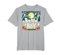 Boo-Tiful Boy: Spooky Halloween Fun for Little Ones T-Shirt, Men's Big and Tall, Heather Grey, 2X Tall