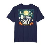 Boo-Tiful Boy: Spooky Halloween Fun for Little Ones T-Shirt, Men's Big and Tall, Navy, 2X Tall
