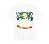 Boo-Tiful Boy: Spooky Halloween Fun for Little Ones T-Shirt, Women's Plus, White, 2X