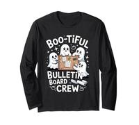 Boo-tiful Bulletin Board Crew Funny Teacher Halloween Long Sleeve T-Shirt