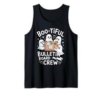 Boo-tiful Bulletin Board Crew Funny Teacher Halloween Tank Top