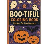 Boo-tiful Coloring: Perfect for Boo-Baskets! Halloween themed coloring fun