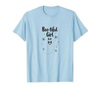 Boo-Tiful Girl: Cute Ghost for Halloween Lovers T-Shirt, Men, Baby Blue, 3XL