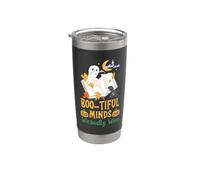 Boo-Tiful Minds Wickedly Wise Teacher Halloween Teaching Stainless Steel Insulated Tumbler